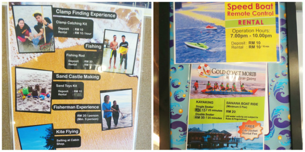 Gold Coast Morib Resort activities Aktiviti